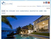 Tablet Screenshot of clean-pro.fr
